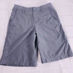Under Armour Youth‎ Boys Medium YMD Gray Golf Sports Shorts Activewear